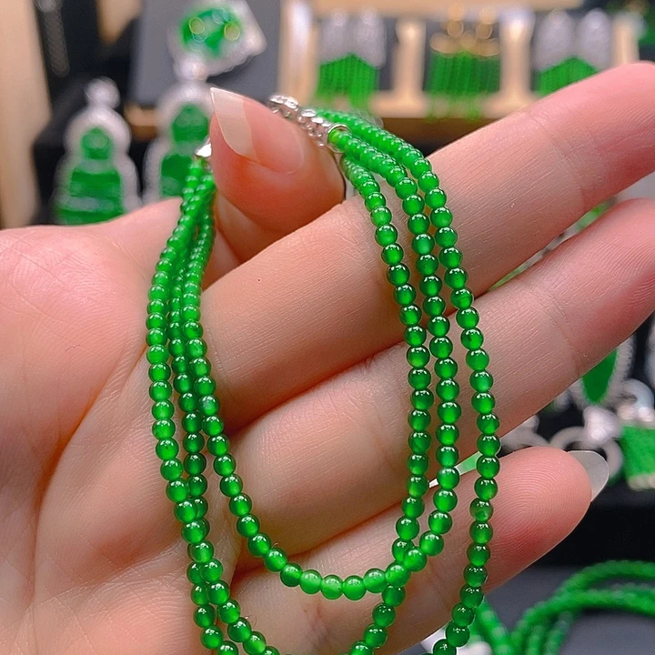 翡翠未镶嵌颈饰146888