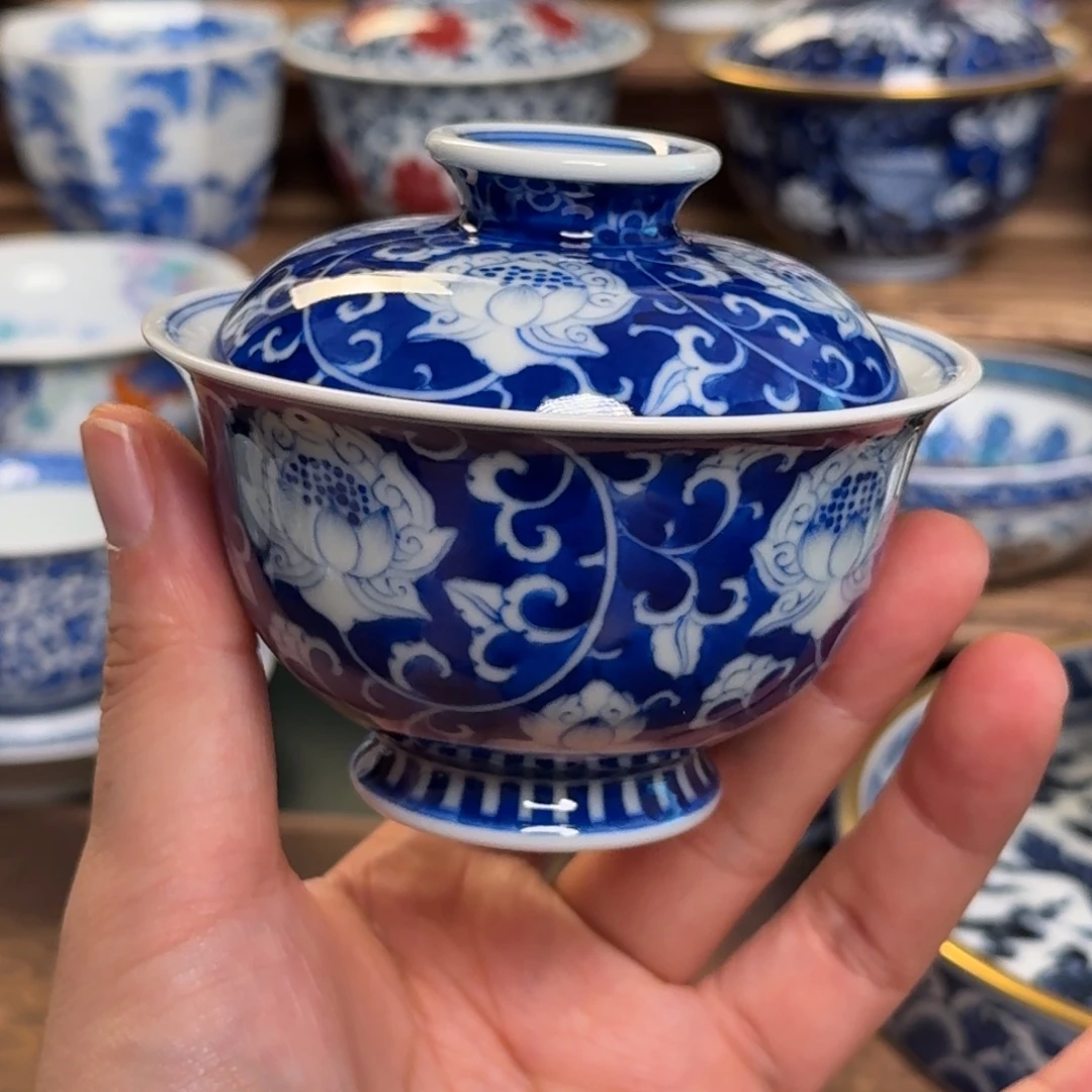 纯手工手绘陶瓷茶具微瑕