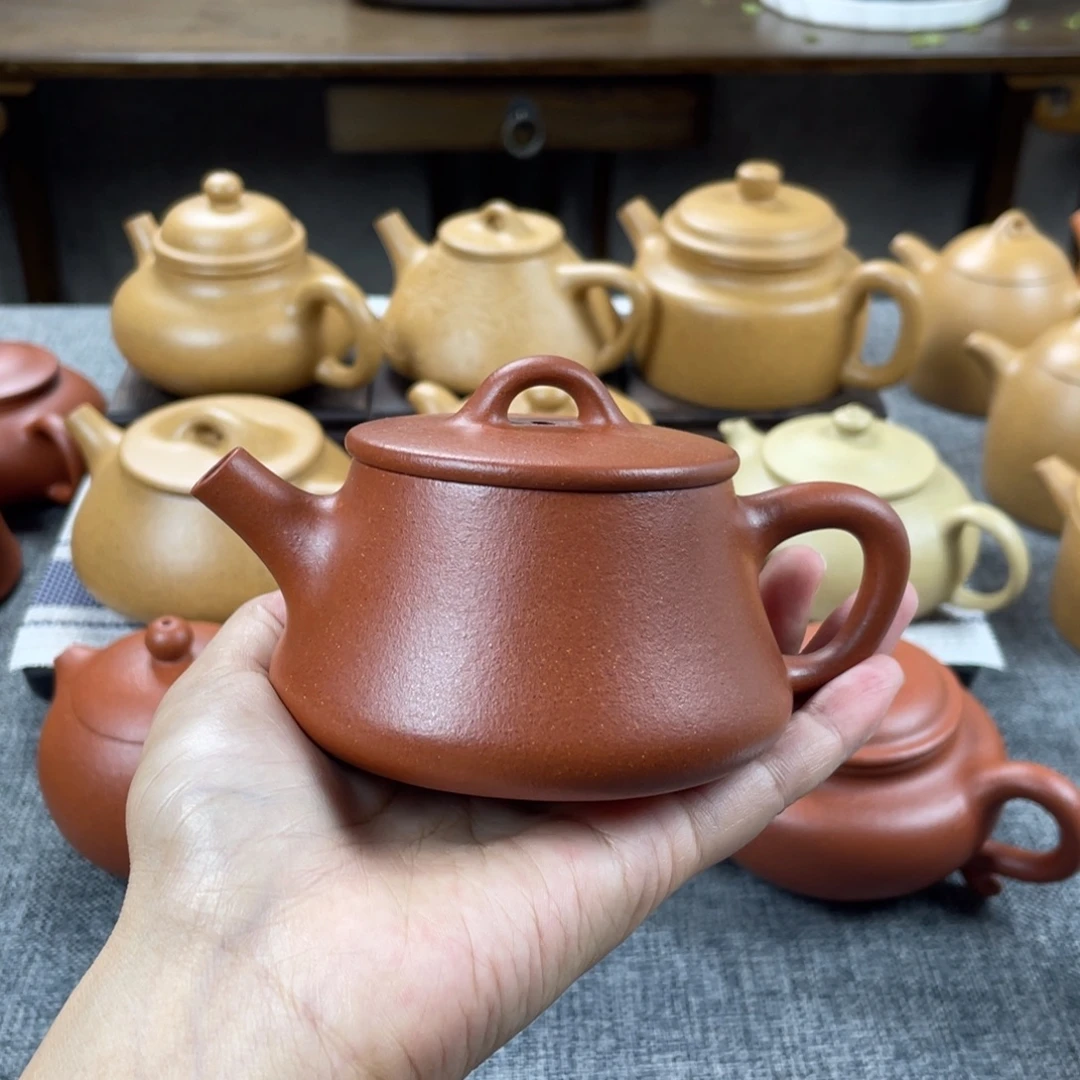 茶壶紫砂40目红降坡150纳瓢