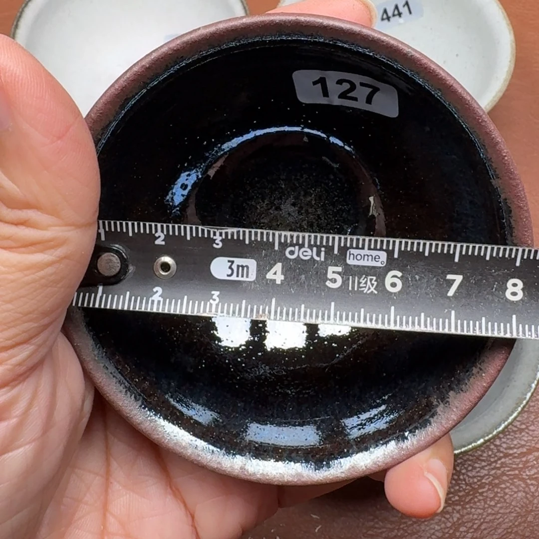 茶盏龙窑柴烧自然还原瑕疵127