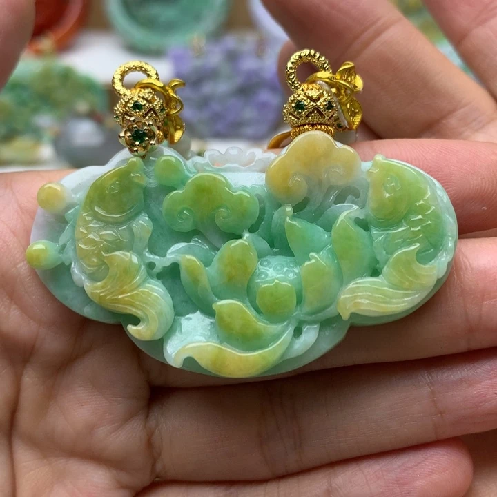 颈饰未镶嵌翡翠翡翠