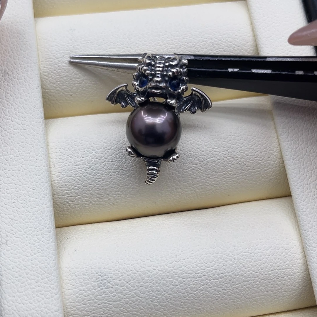 海水珍珠颈饰银S925镶嵌