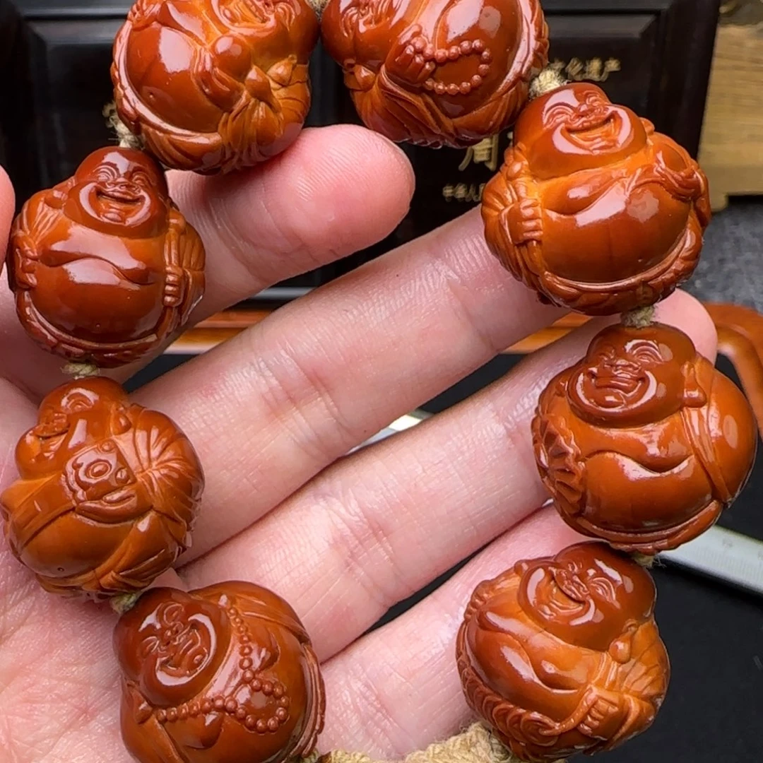 吊坠橄榄核八大弥勒