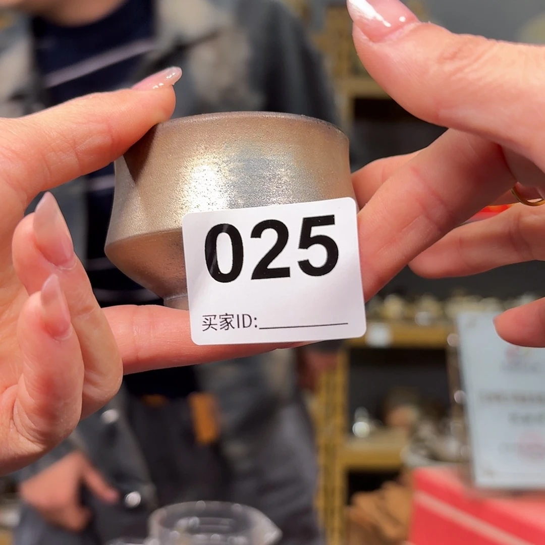杯坭兴陶柴烧全手工原矿泥料杯
