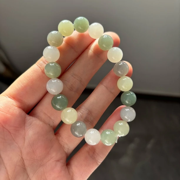 多宝手串卡10mm天然和田玉夏季必带百搭显白档次拍一发一多样性
