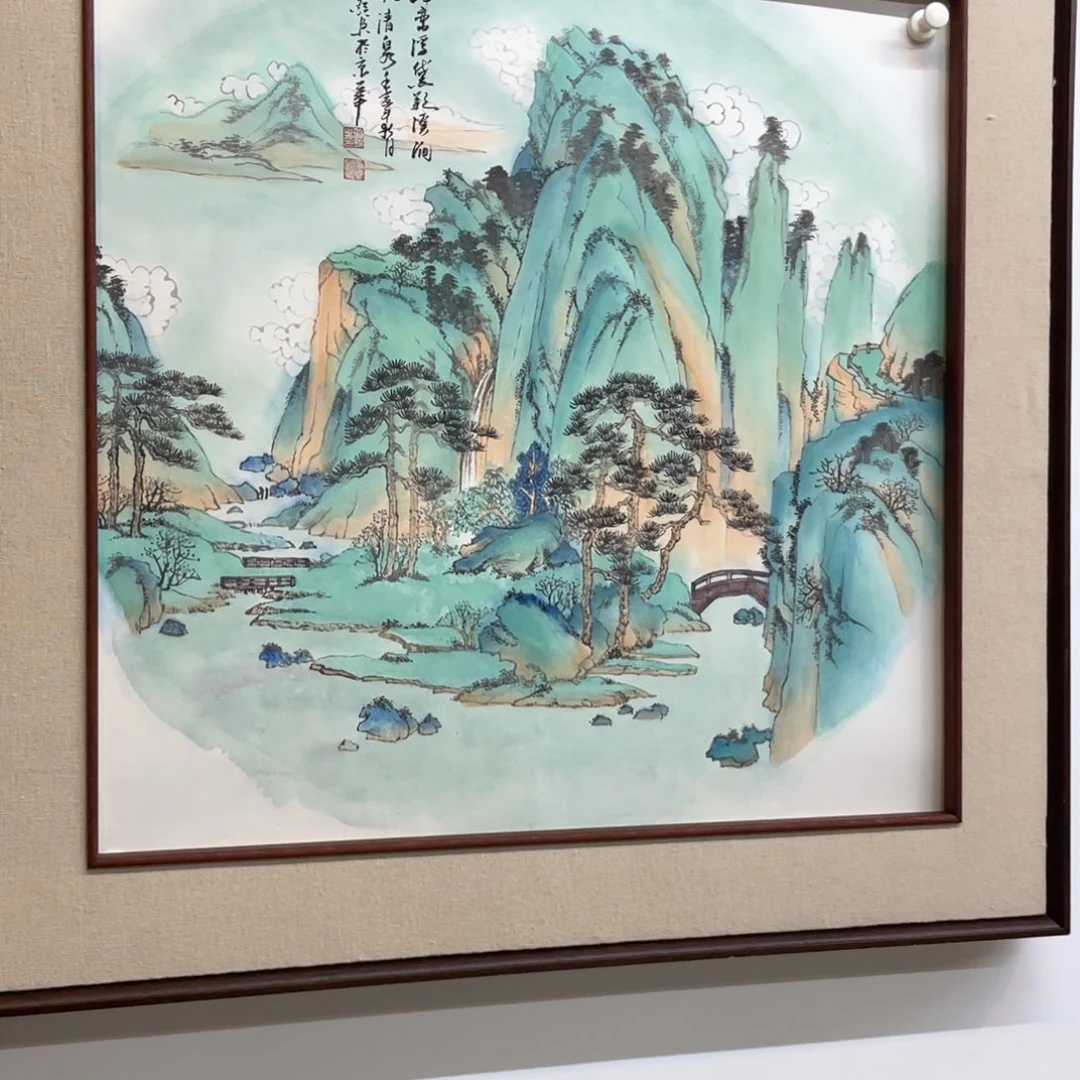国画国画手绘，仿古山水