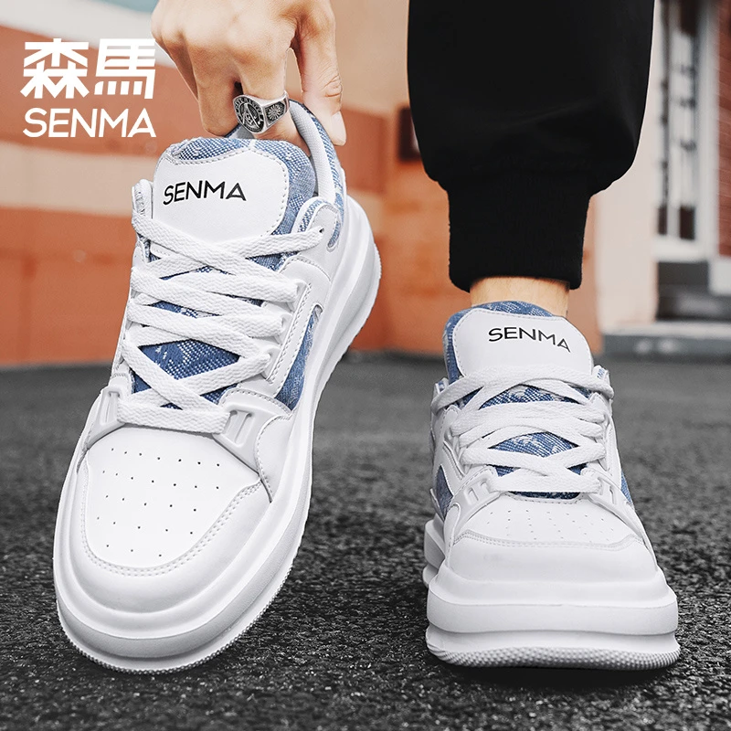 SENMA/森马网红爆款男鞋2026新款潮流百搭小众设计感男款休闲板鞋