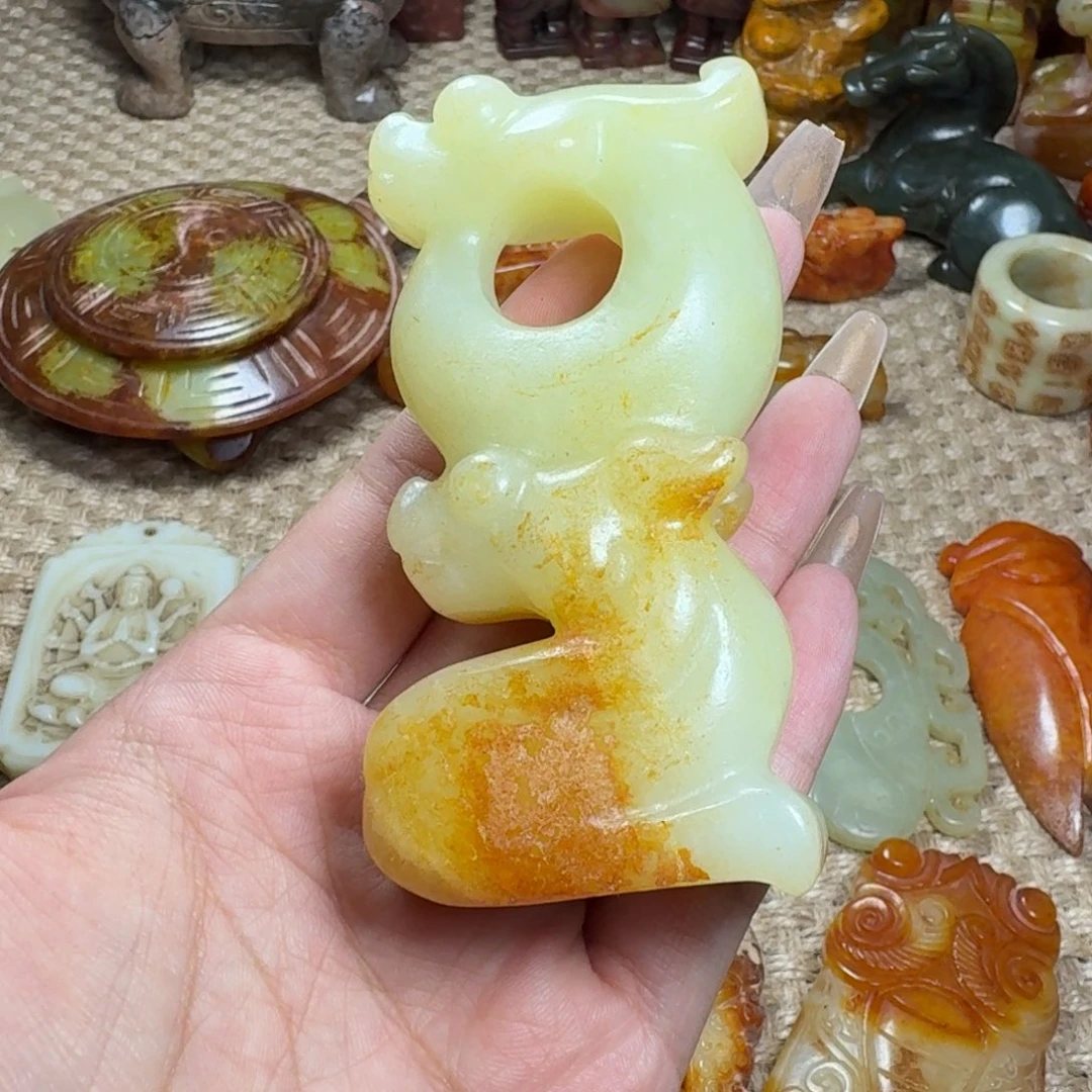 白玉菩提吊坠挂件