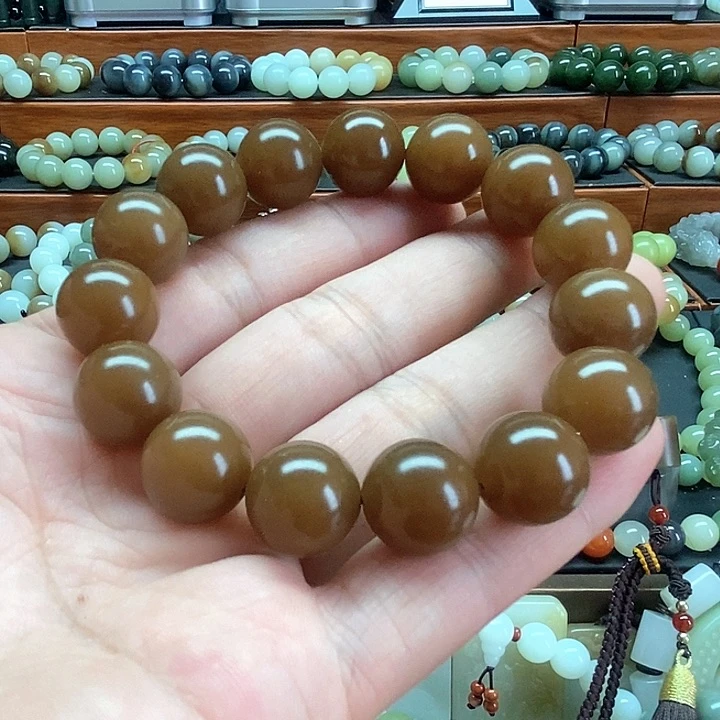 未镶嵌手串和田玉超****师