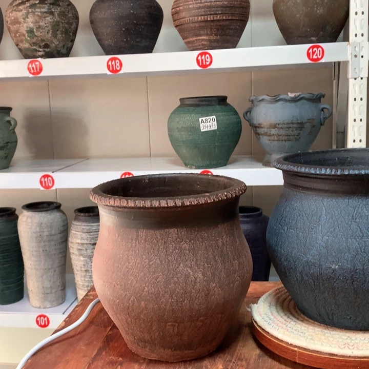 【闪购商品】粗糙盆有孔高20口20