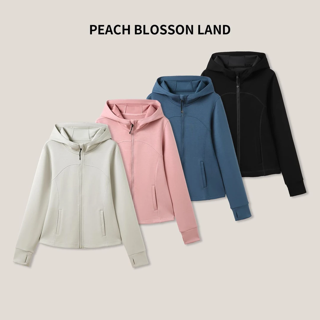 邂逅 连帽卫衣！女士休闲运动拉链长袖显瘦帽衫SS26019