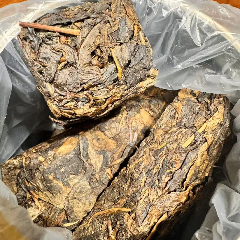 安化黑茶芙蓉山十年陈切片原叶砖