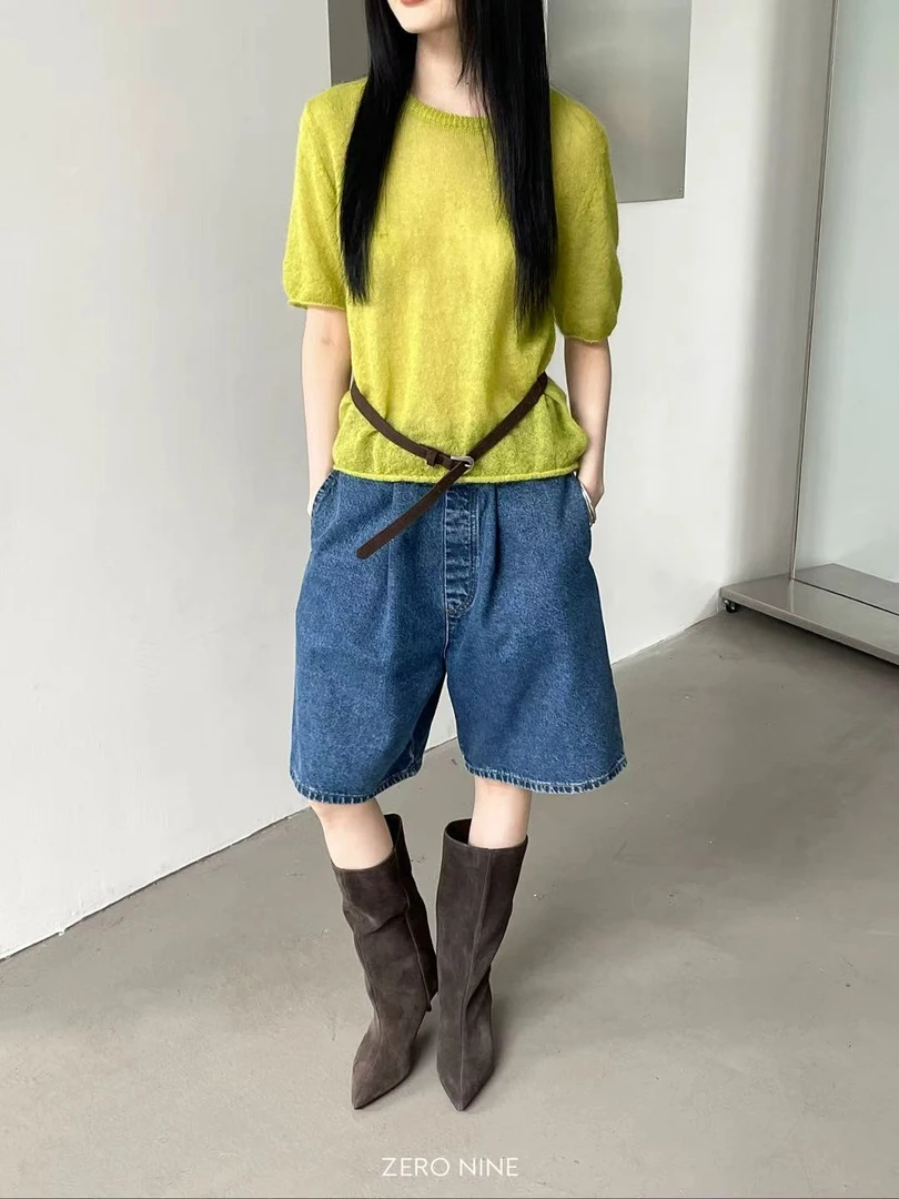 米古古 ZERO NINE # 3170#福 短款百搭薄款气质松弛感上衣