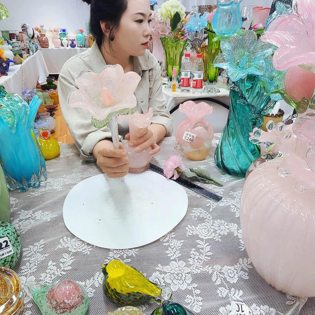琉璃花瓶花器艺术摆件