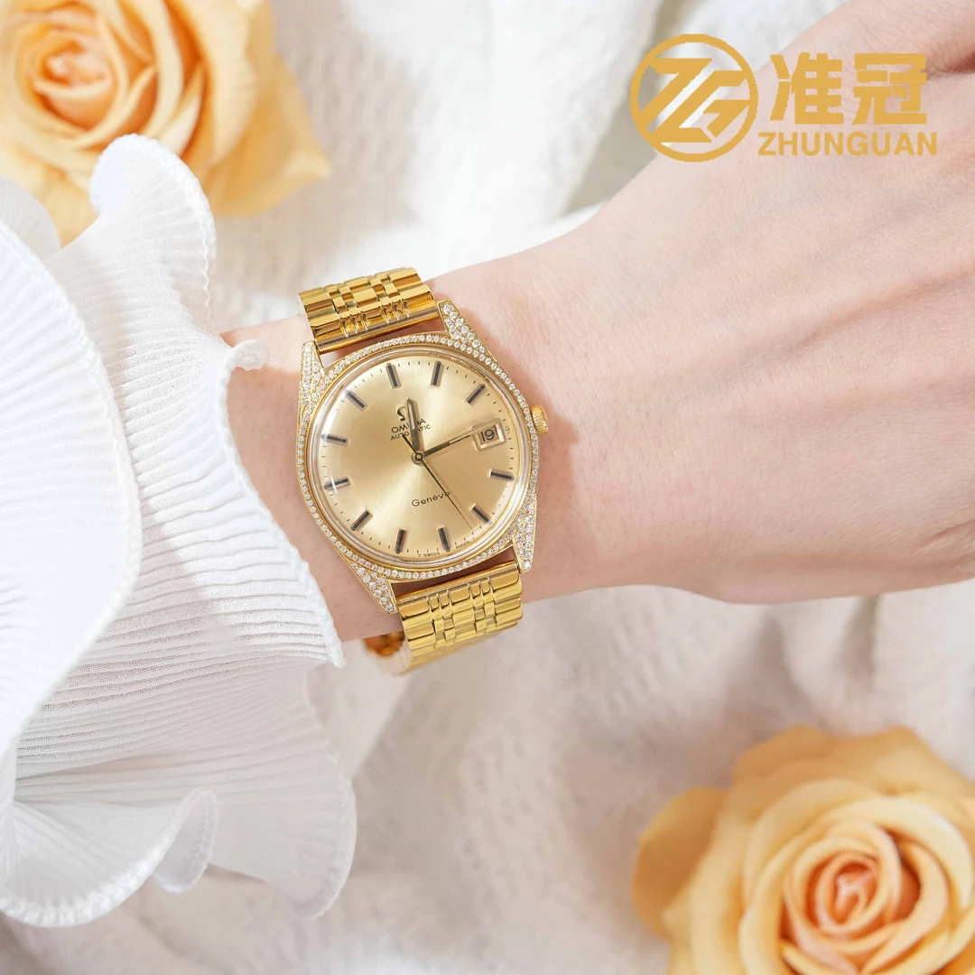 95新 Omega/欧米茄 34mm自动机械ZY6780日内瓦瑞士名表