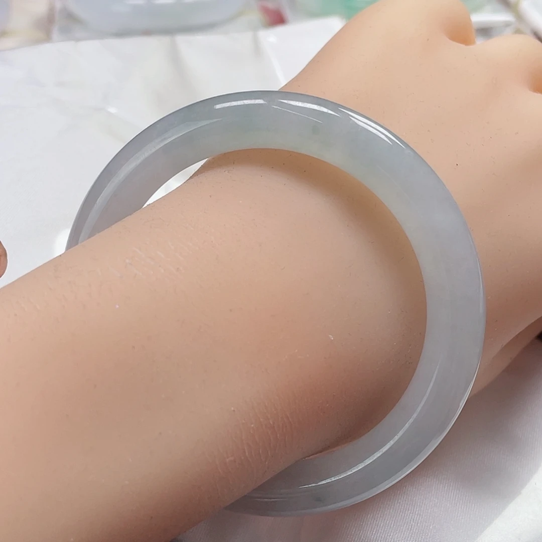 翡翠手镯未镶嵌缅甸翡翠手镯54圈