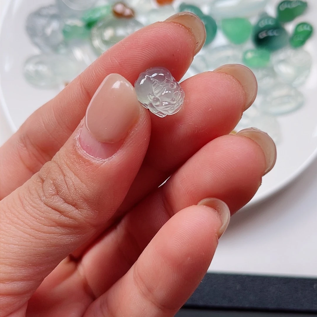 翡翠裸石纯天然A货缅甸翡翠