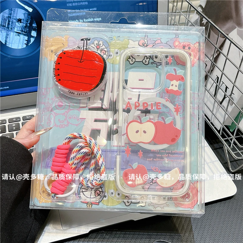 炫彩磁吸适用苹果16/iPhone/华为手机壳防摔15promax爆款pura70潮