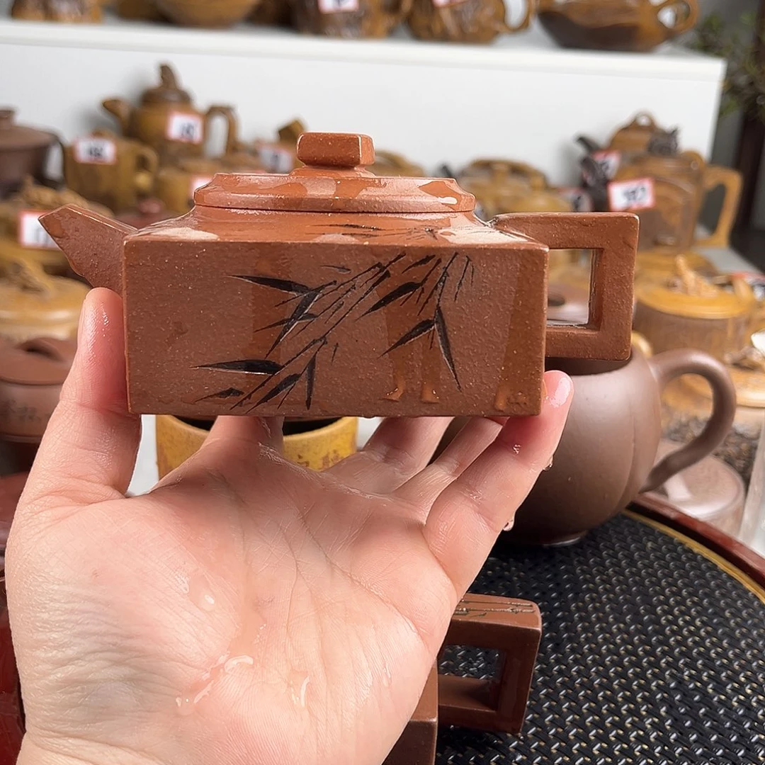 紫泥茶壶宜兴紫砂