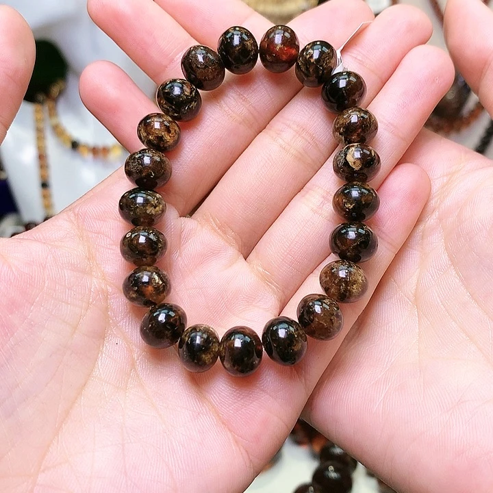 琥珀裸石未镶嵌灯***弯