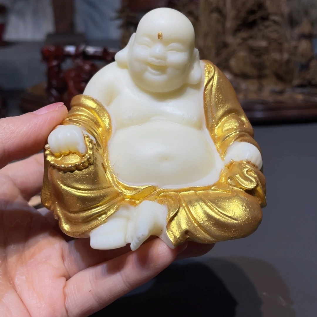 香榧木菩提果乐乐摆件