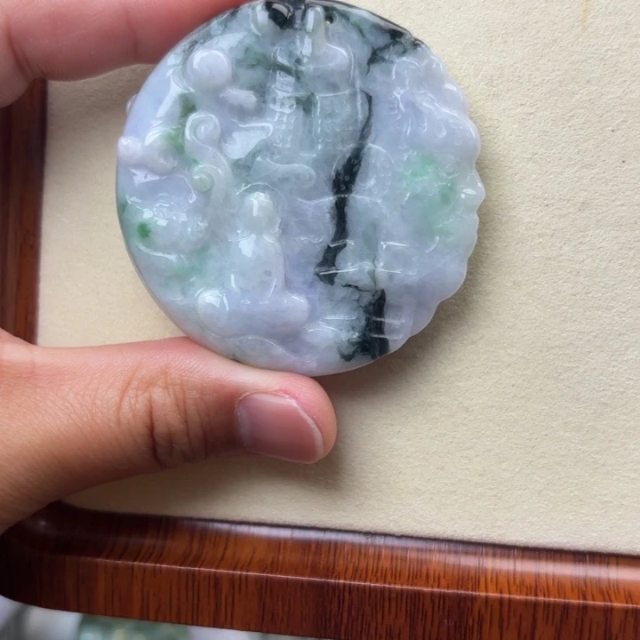 翡翠未镶嵌颈饰翡翠吊坠201