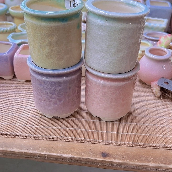 红陶陶瓷花盆当场满12包邮