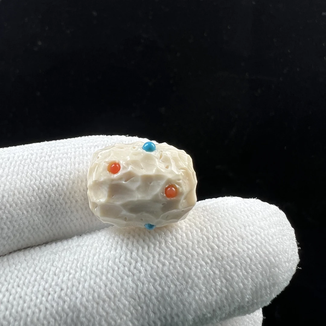 X7507天然猛犸牙 配饰 13*16.6mm支持鉴定 假一罚四