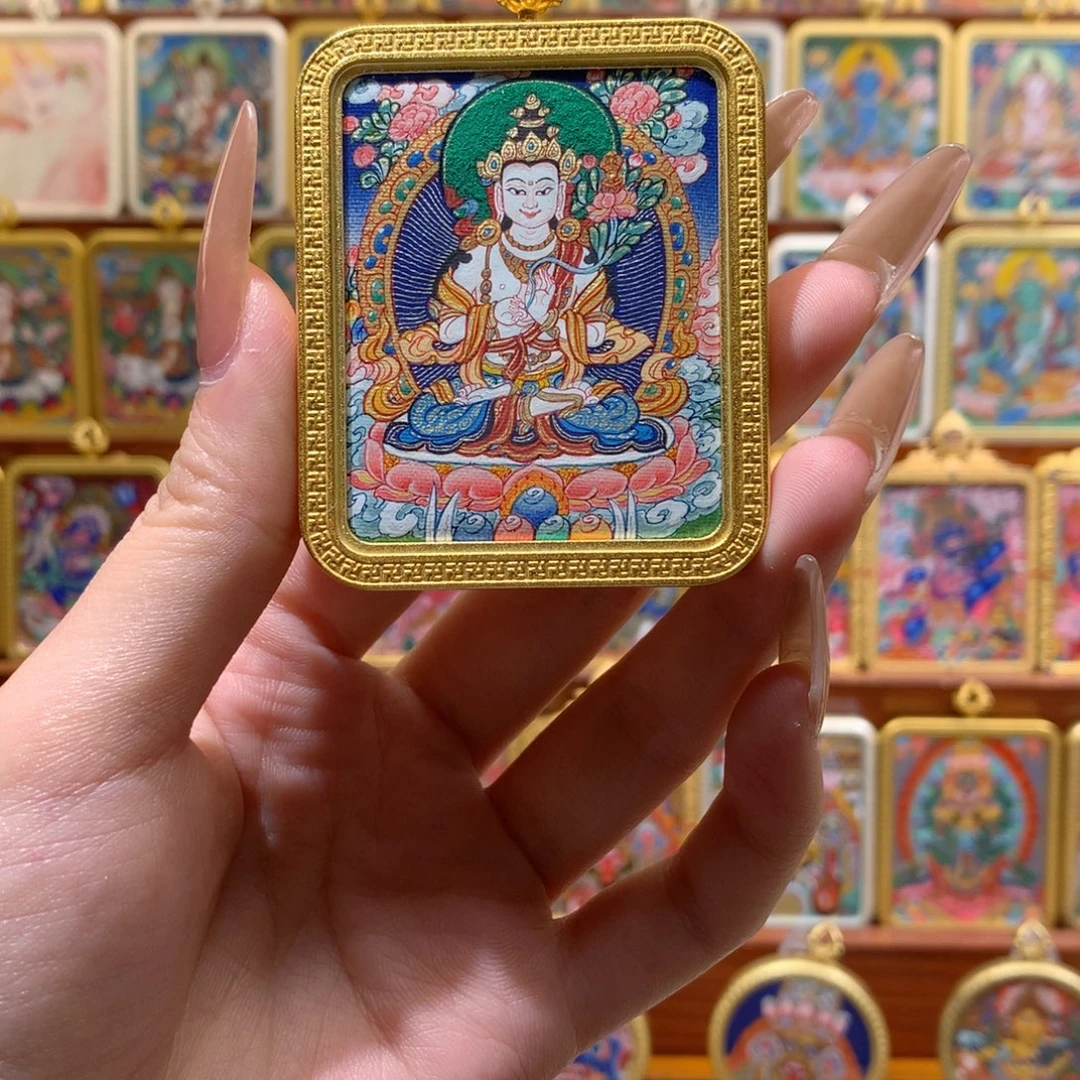 吊坠般若唐卡非遗传承