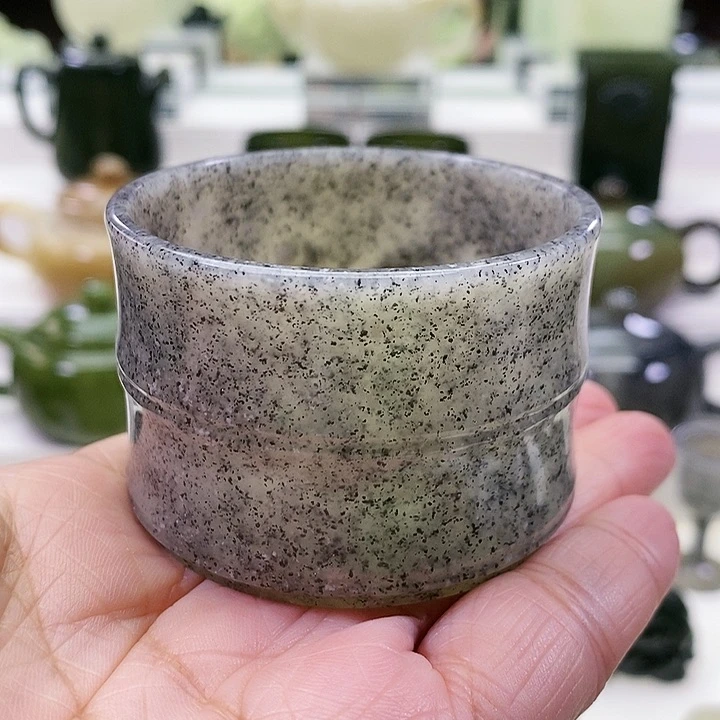未镶嵌和田玉挂件茶杯70ml