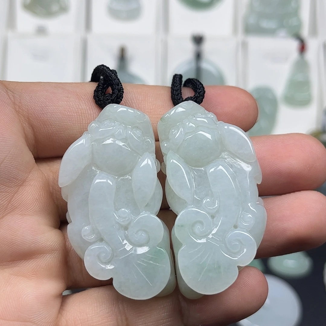 颈饰未镶嵌翡翠缅甸翡翠