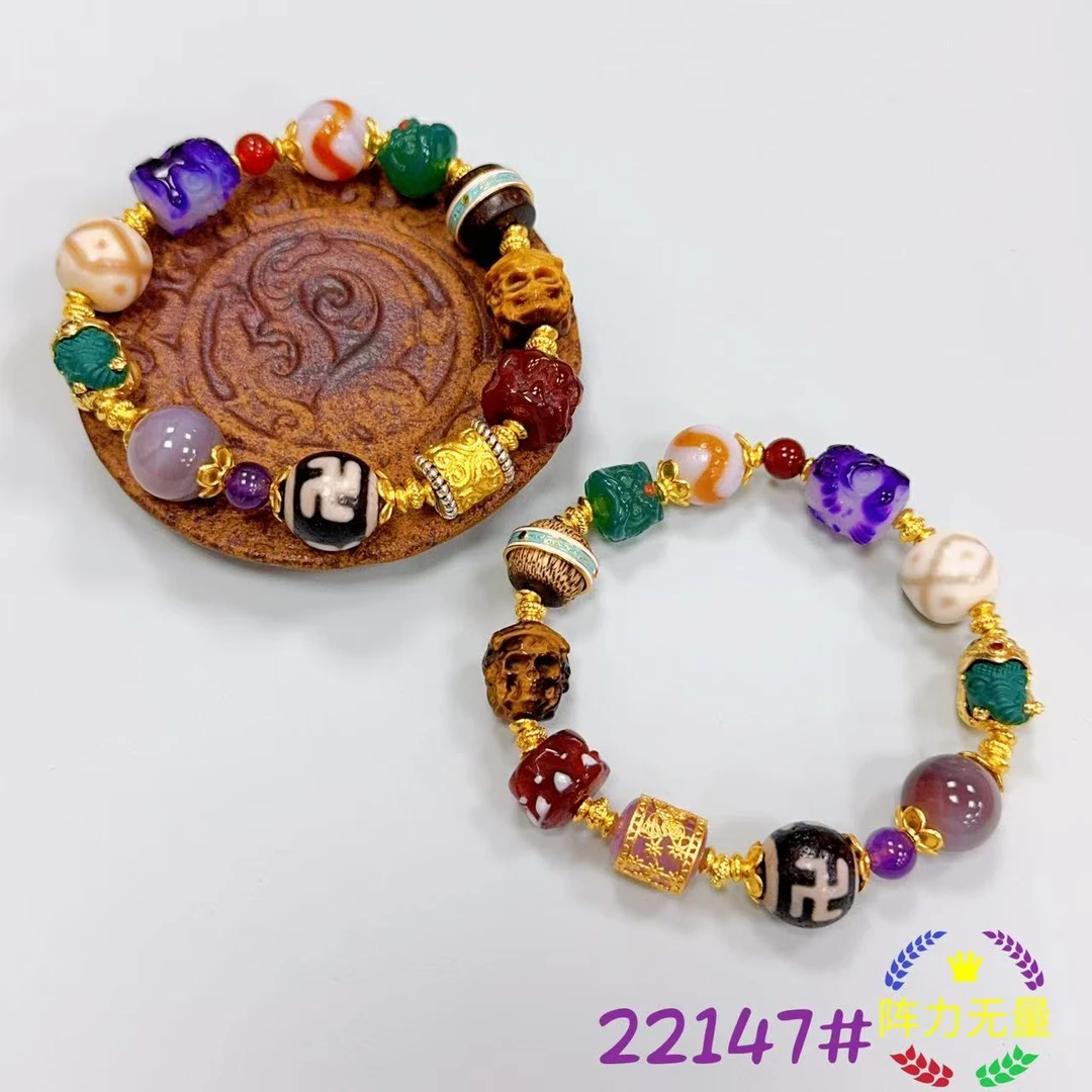 非金属珐琅手链 22147手串单圈手链百搭多样(发一)