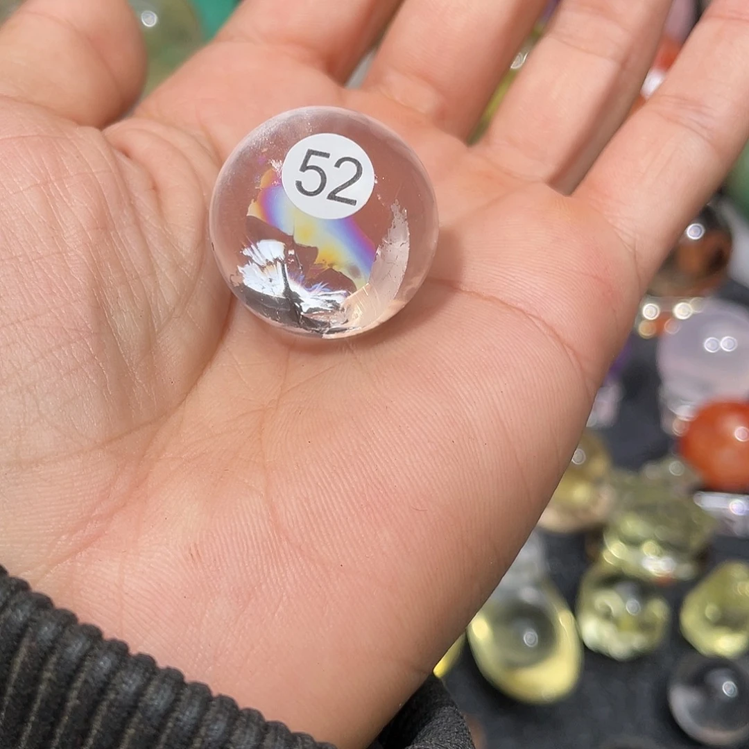 小****水晶未镶嵌珠宝半成品微瑕2.75打双v孔不退不换