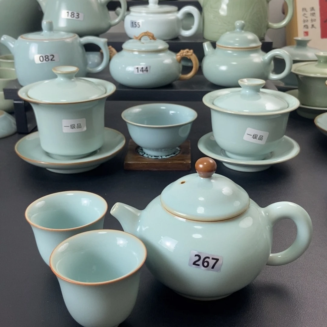 壶天青一壶两杯微瑕