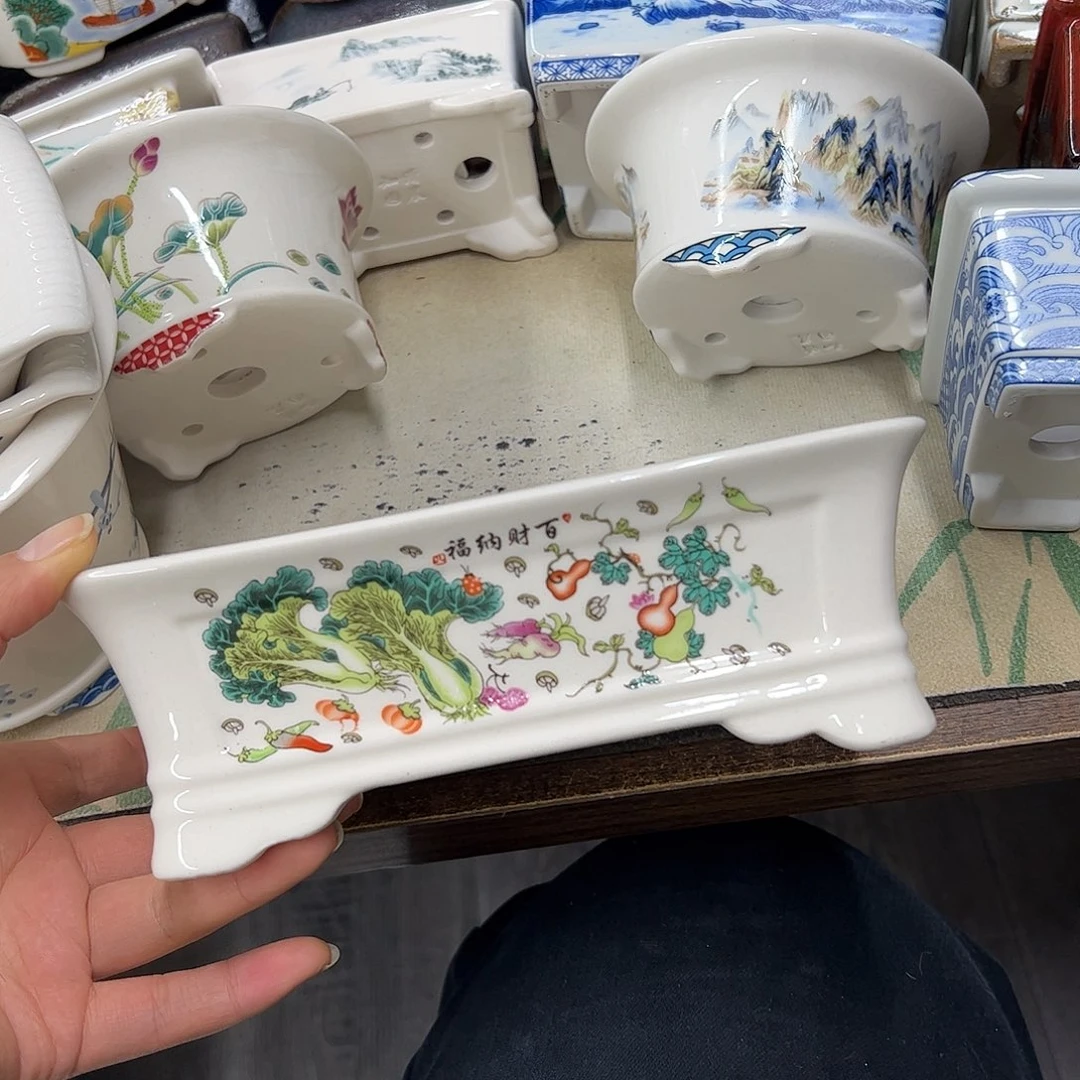 花盆紫砂806号瑕疵20/13/7cm