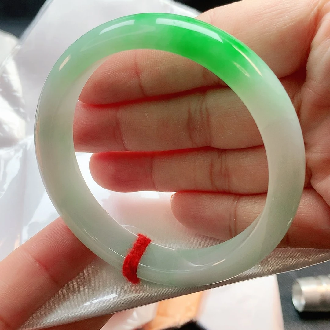 未镶嵌手镯翡翠正圈1542