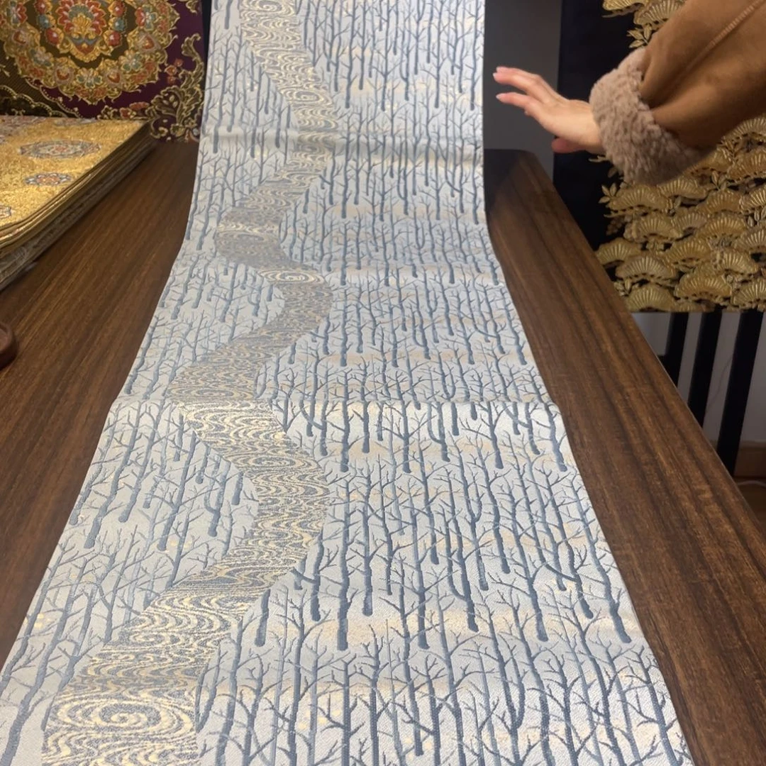 织绣48 唐锦西阵织桌旗