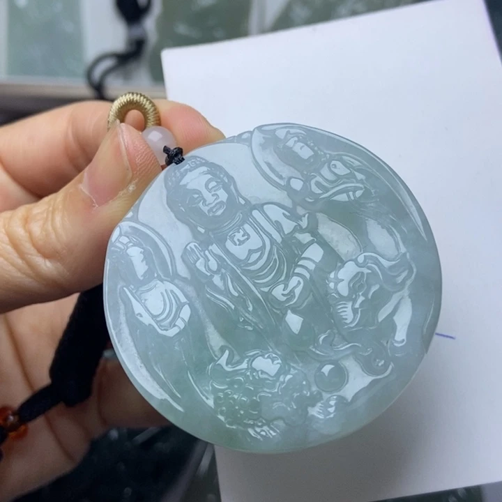 翡翠未镶嵌挂件翡翠