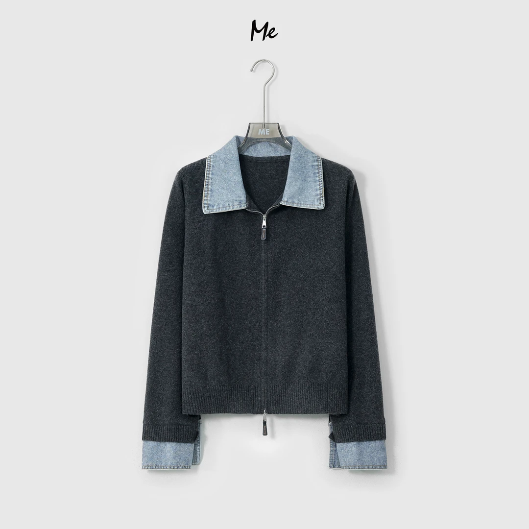 ME【100%绵羊毛阿德莱德】超细美利奴绵羊毛复古显瘦毛衣MESA4989