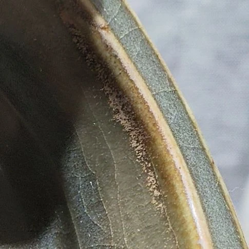 有***天龙泉青柚绳耳炉一个