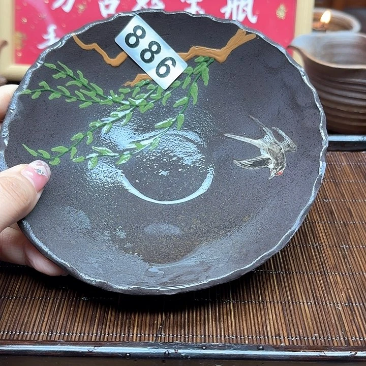 纯手工制作粗陶茶具