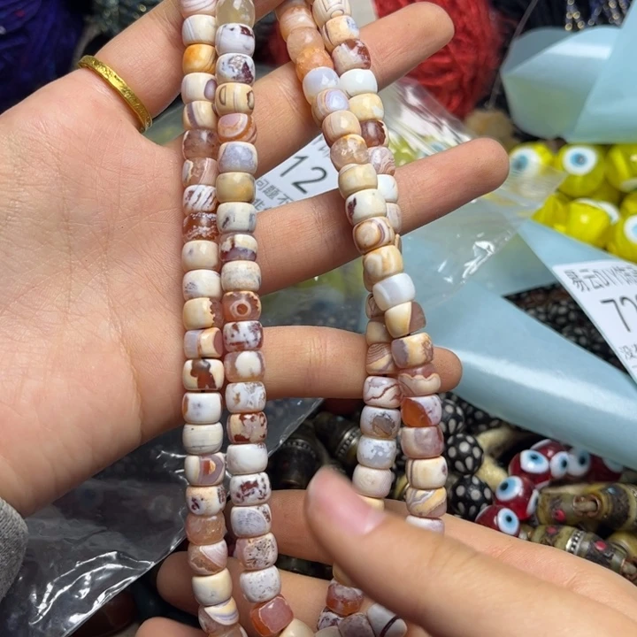 玻璃颈饰7296 玛.瑙 一条