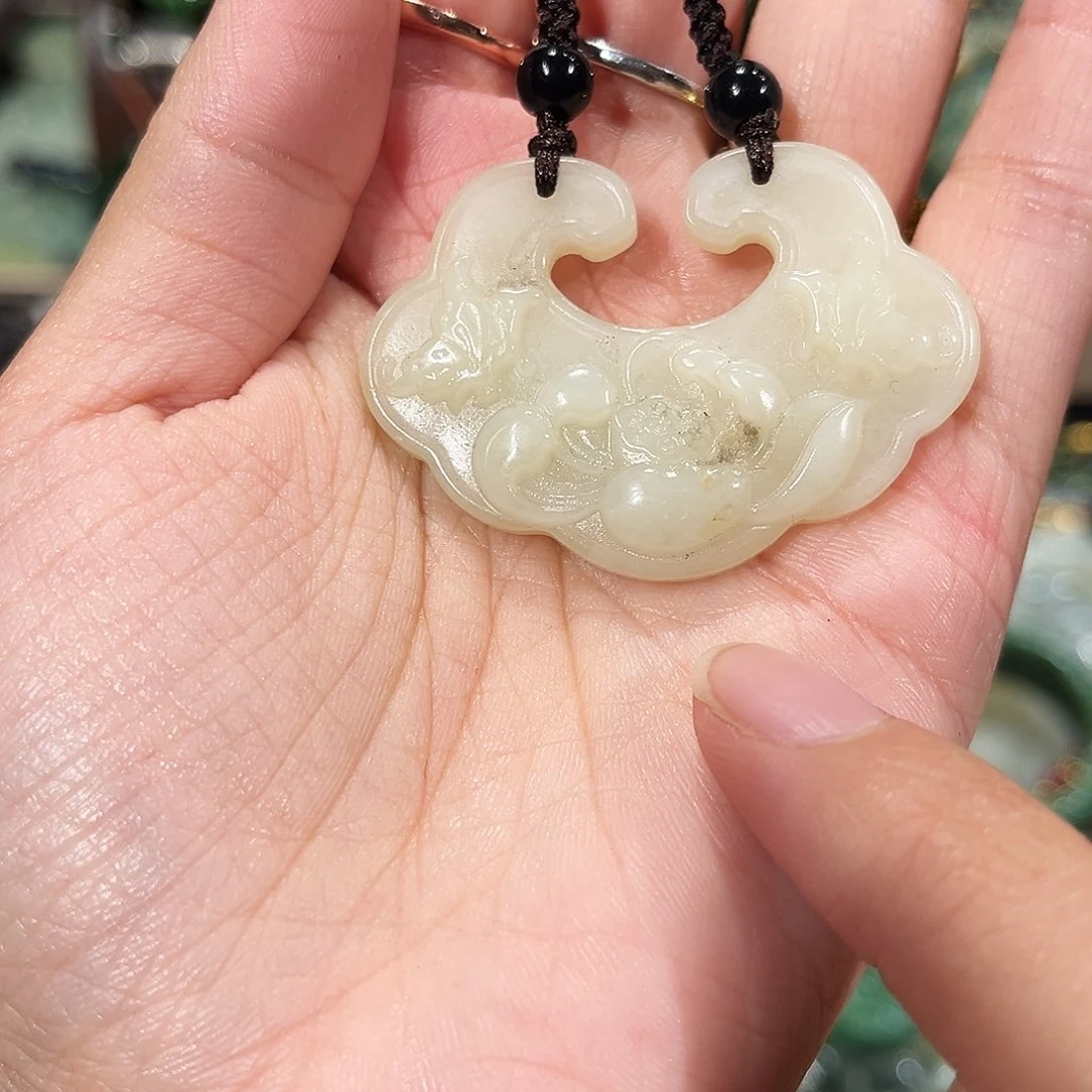 未镶嵌岫玉毛衣链