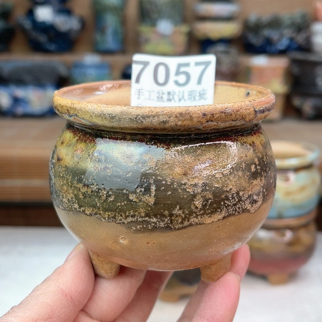 景德镇陶瓷艺术罐，全手工制作素**雪