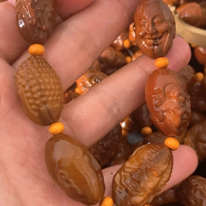 橄榄核手串/手链越****)橄榄微瑕50号