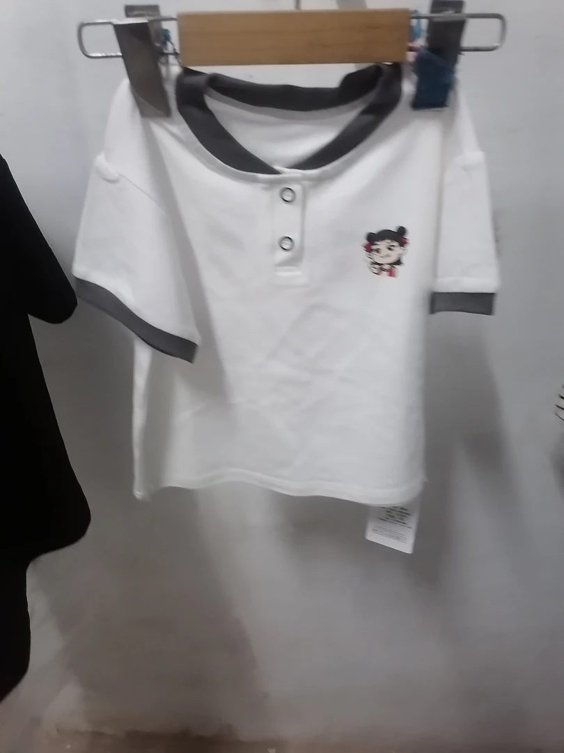 男小童前后印哪吒短袖