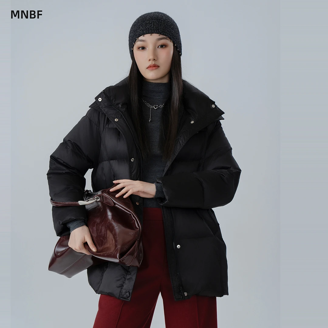 【达人专属】冬季保暖连帽羽绒服外套MFCI143107