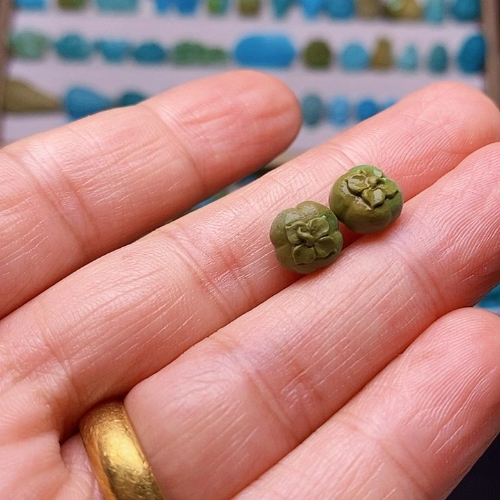 绿松石未镶嵌颈饰