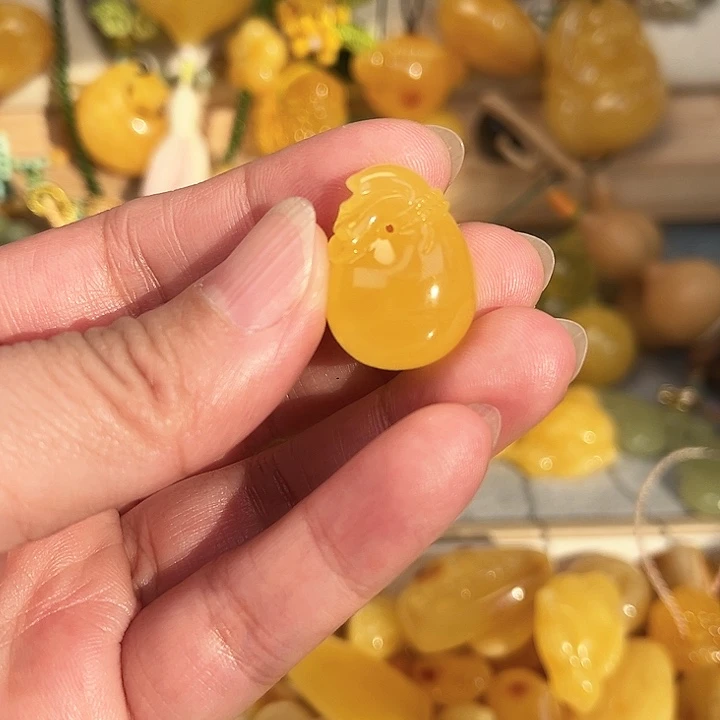 蜜蜡颈饰未镶嵌蜜蜡