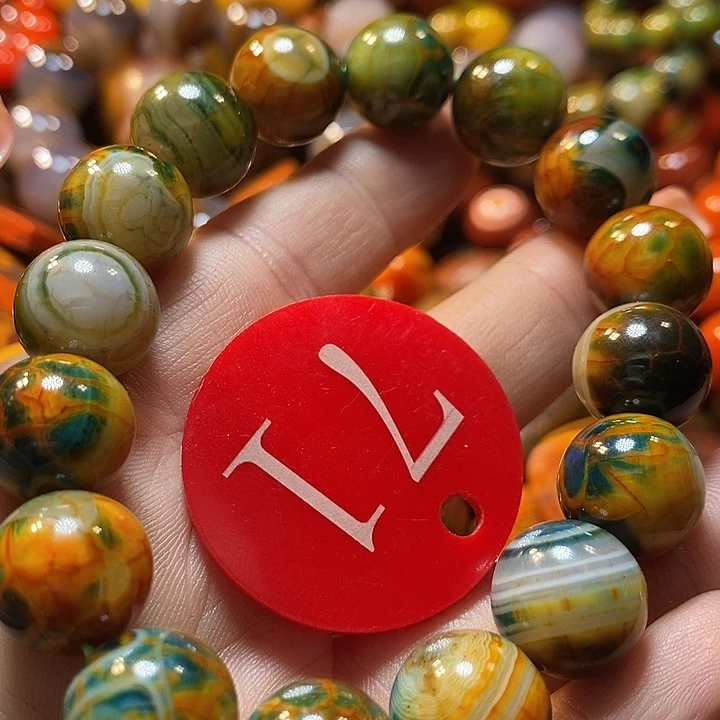 时***浅玛瑙/玉髓未镶嵌手链